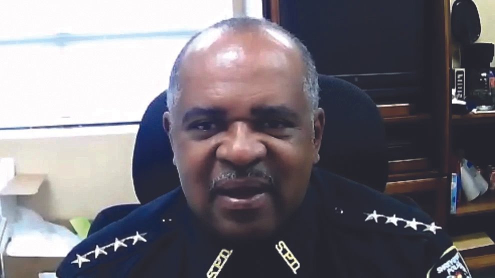  Shreveport Police Chief Wayne Smith speaks with The Center Square during a Zoom interview, Feb. 11, 2026.&nbsp;Johnny Edwards / The Center Square 