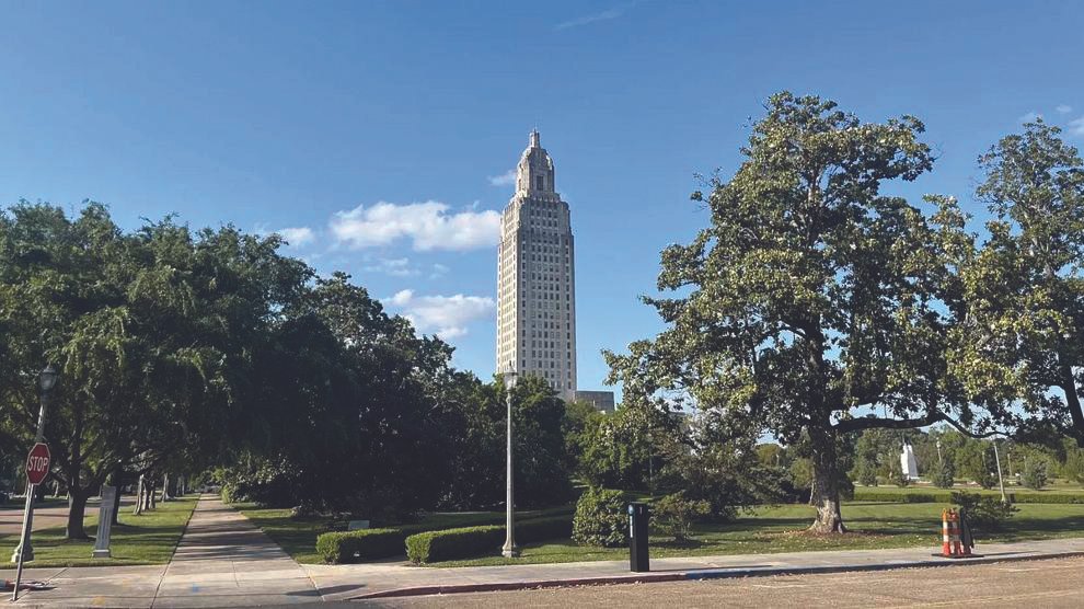  The Louisiana State Capitol stands in Baton Rouge.&nbsp;Photo: Nolan McKendry / The Center Square 