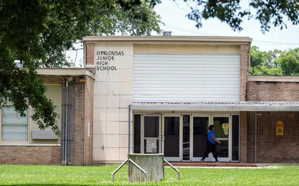  Opelousas Junior High School is pictured Monday, June 1, 2026, in Opelousas, La.  STAFF PHOTO BY LESLIE WESTBROOK 