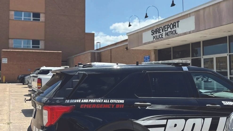  Shreveport Police Headquarters is seen on Texas Avenue.&nbsp;Photo: Emilee Calametti / The Center Square 