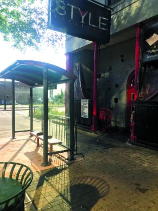 SHOULD CITY OF SHREVEPORT PAY TO MOVE BUS STOP IN FRONT OF DOWNTOWN CLUB?