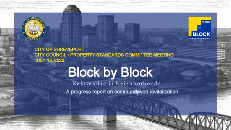 City Council Block By Block PowerPoint Presentation