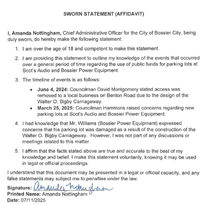 “Parking Lot Gate” Documents Released as New Bossier Leadership Spotlights Legal Department Woes