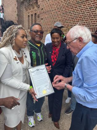 WAS CADDO COMMISSION RESOLUTION FOR BERNIE SANDERS UNAUTHORIZED?