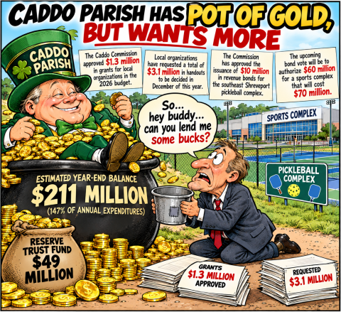 Caddo Parish Has Pot Of Gold, But Wants More 