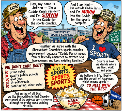 cartoon for sports complex