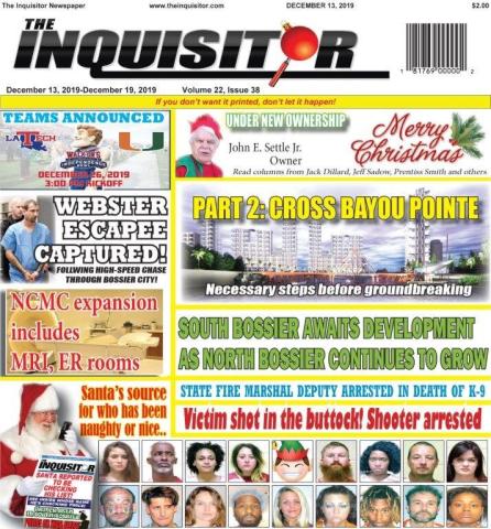 12 PAGES POSITIVE SHREVEPORT BOSSIER NEWS, 6 PAGES CROSS BAYOU