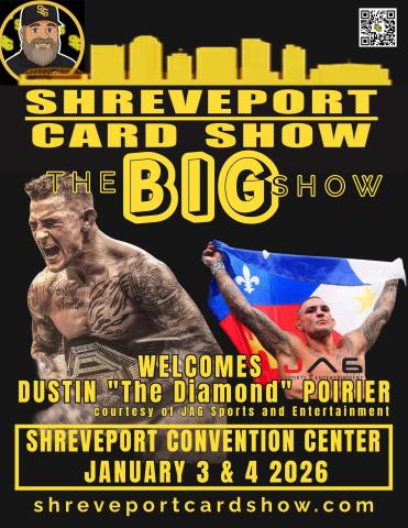 UFC Star Dustin Poirier Set to Appear at Shreveport Card Show: The BIG Show