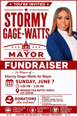GAGE-WATTS FUNDRAISER AT MORNINGSTAR CHURCH RAISES IRS ISSUES