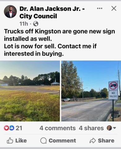 SHREVEPORT COUNCILMAN JACKSON ADVERTISES REAL ESTATE ON COUNCIL FB PAGE. SEE FOR YOURSELF BELOW!